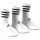 adidas Sport Socks Crew Cushion 3-Stripes (fully padded) white/black - 3 pairs